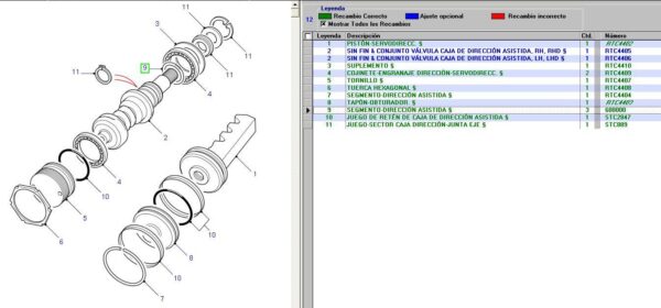Anillo Teflon - Dirección Asistida
