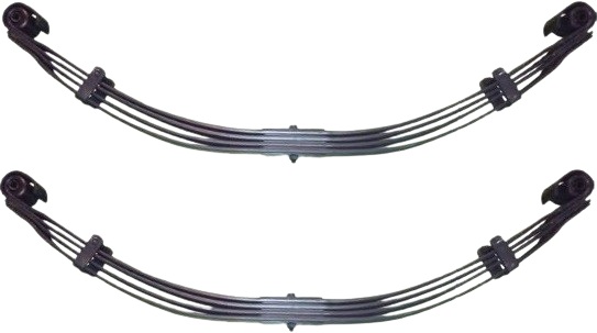 VwyxTWU2_AG1224 Kit Ballestas Parabolicas Traseras Lado Izquierdo-Derecho - 4 Hojas - Incluye Abarcones
