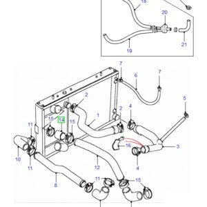 a9kqgbdx_esr289 Manguito Intercooler a Colector de Aire