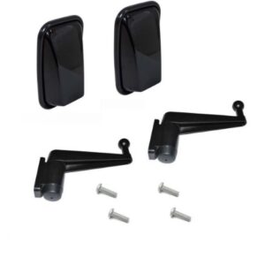 f83uauls_ag645 Kit Espejo Retrovisor Negro Brillo con Brazos y Tornillos
