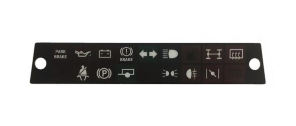 Etiqueta del Panel de Aviso Luces