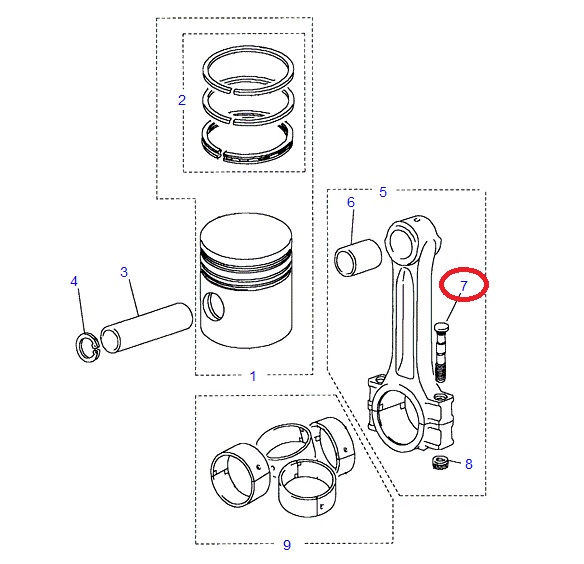 Tornillo Biela - ALLMAKES 4X4 (ref. ETC7357)