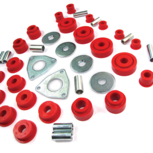 iipz5dv6_ag326_rojo Kit Silentblocks Poliuretano - Suspensión Delantera y Trasera
