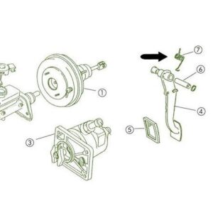 Muelle Izquierdo Pedal Embrague