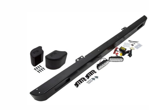 Paragolpes para Defender con kit de luces LED integrado y Puntas Paragolpes - ALLMAKES 4X4