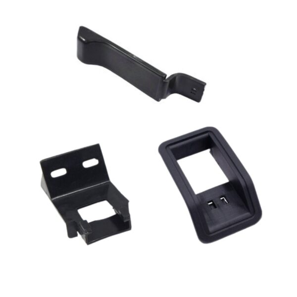 Kit de Botón - de Bloqueo de Puerta - Negro Brillo