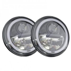 Pareja de Faros Delantero LED Black Halo de Wipac - 7"