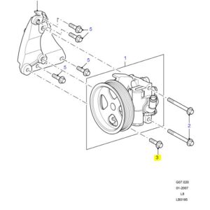 Tornillo - ORIGINAL LAND ROVER (ref. FB108086L)