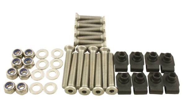Kit Tornilleria Bisagras - 2 Puertas Delanteras - Metrica - Acero inox. - ALLMAKES 4X4