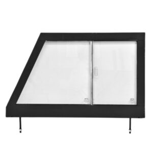 Ventanilla Lateral Izquierdo - Delantero con Cristal - Negro
