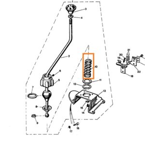 Muelle Palanca Cambios Rover 4C
